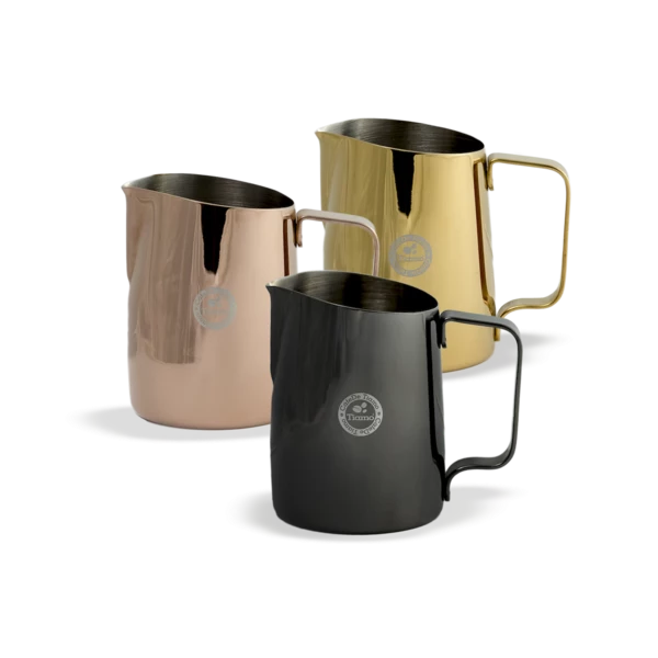 Milk Jugs Ti Amo Tapered Milk Jug 450ml - Metallic 3 Milk Jugs Ti Amo Tapered Milk Jug 450ml - Metallic