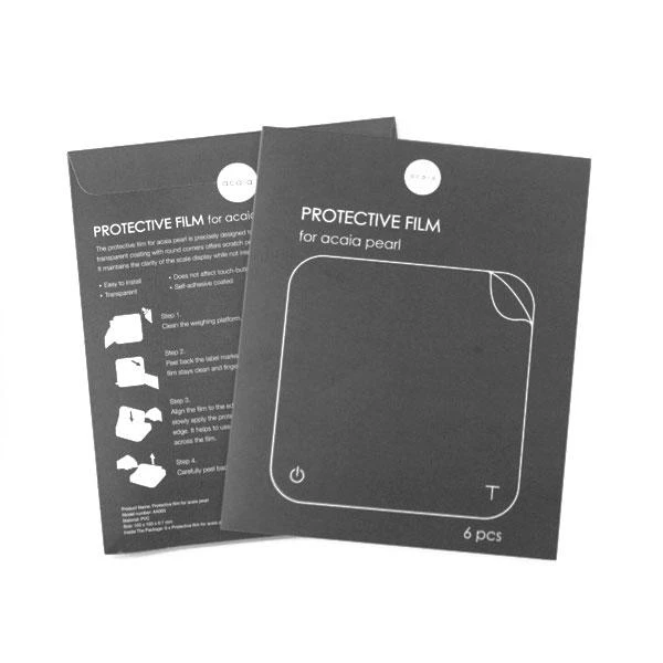 Acaia Pearl Protective Film 6pk 3 Acaia Pearl Protective Film 6pk