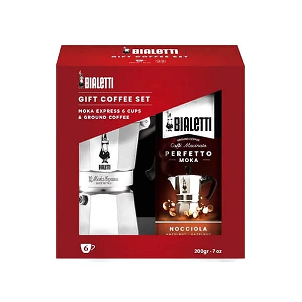 Barista Warehouse Bialetti Moka Express Gift Set 3 Barista Warehouse Bialetti Moka Express Gift Set