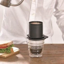 Hario Cafeor Metal Filter Dripper - Black