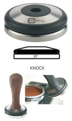 Barista Tools Concept-Art Coffee Tamper Base, 57mm Stainless, Knock Flat 3 Barista Tools Concept-Art Coffee Tamper Base, 57mm Stainless, Knock Flat
