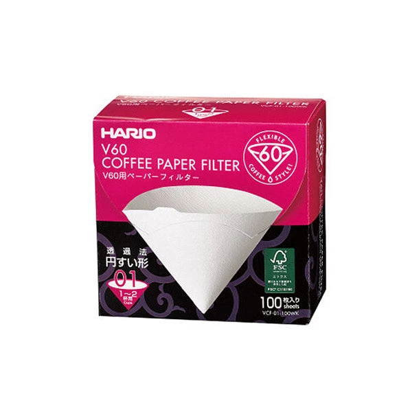 Barista Warehouse Hario V60 Paper Filters 100pk 4 Barista Warehouse Hario V60 Paper Filters 100pk