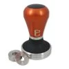 Pullman Coffee Tamper, Barista Flat 58mm Tiger Orange