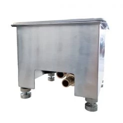 Barista Warehouse Tiamo Milk Jug Rinser - Stainless Steel Bench Fitting
