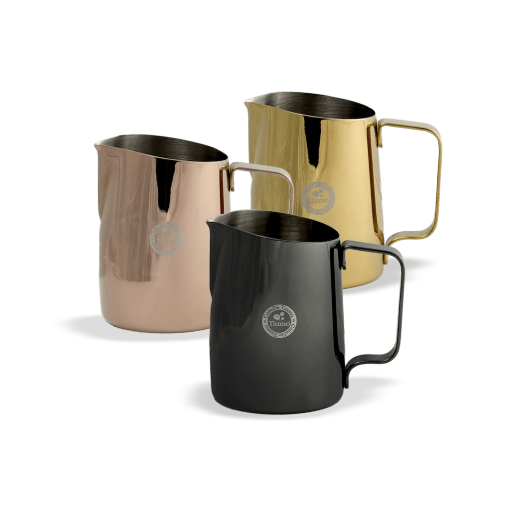 Milk Jugs Ti Amo Tapered Milk Jug 450ml - Metallic 4 Milk Jugs Ti Amo Tapered Milk Jug 450ml - Metallic