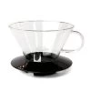 Brew Bar Kalita Glass Wave Dripper 185 Black