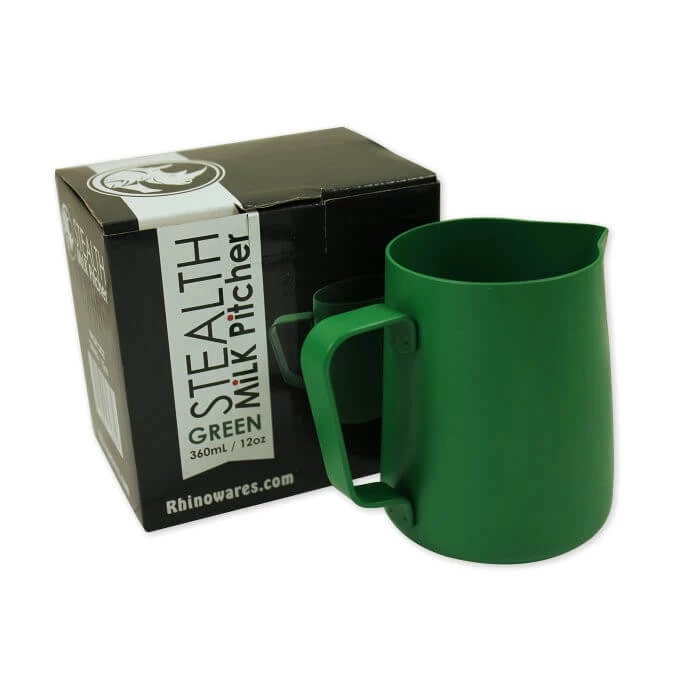 Rhino Stealth Milk Jug - 360ml/12oz - Green 3 Rhino Stealth Milk Jug - 360ml/12oz - Green
