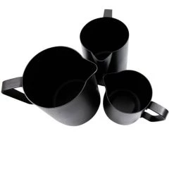Rhino Black Stealth Milk Pitcher - 12oz/360ml