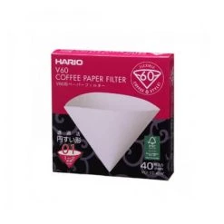 Barista Warehouse V60 1 CUP (40PCS) WHITE PAPERS RETAIL Brew Bar